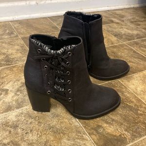 Size 7.5 Black booties